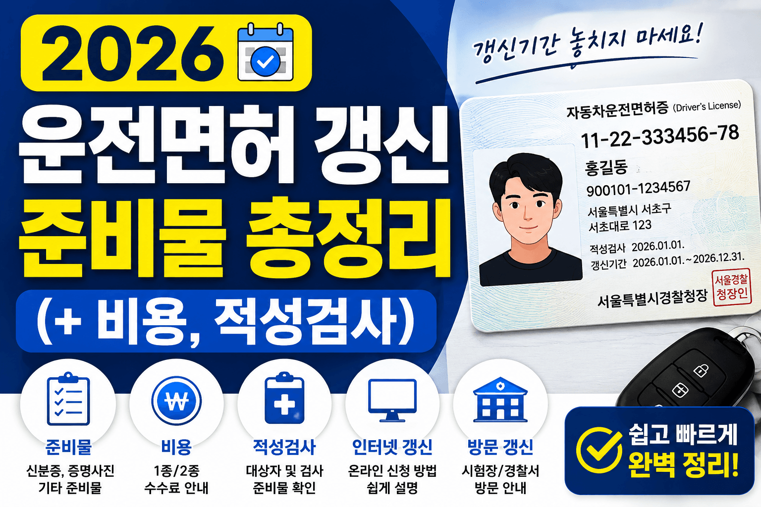 운전면허 갱신 방법